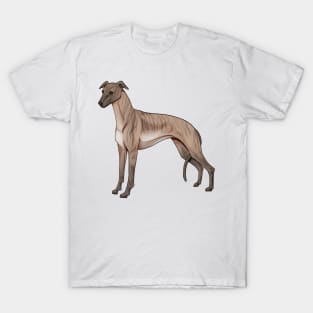 Brindle Whippet T-Shirt